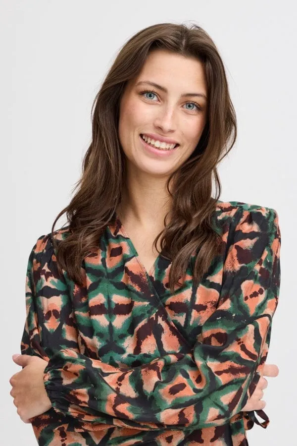 b.young Byhelvig Dress Sycamore Mix