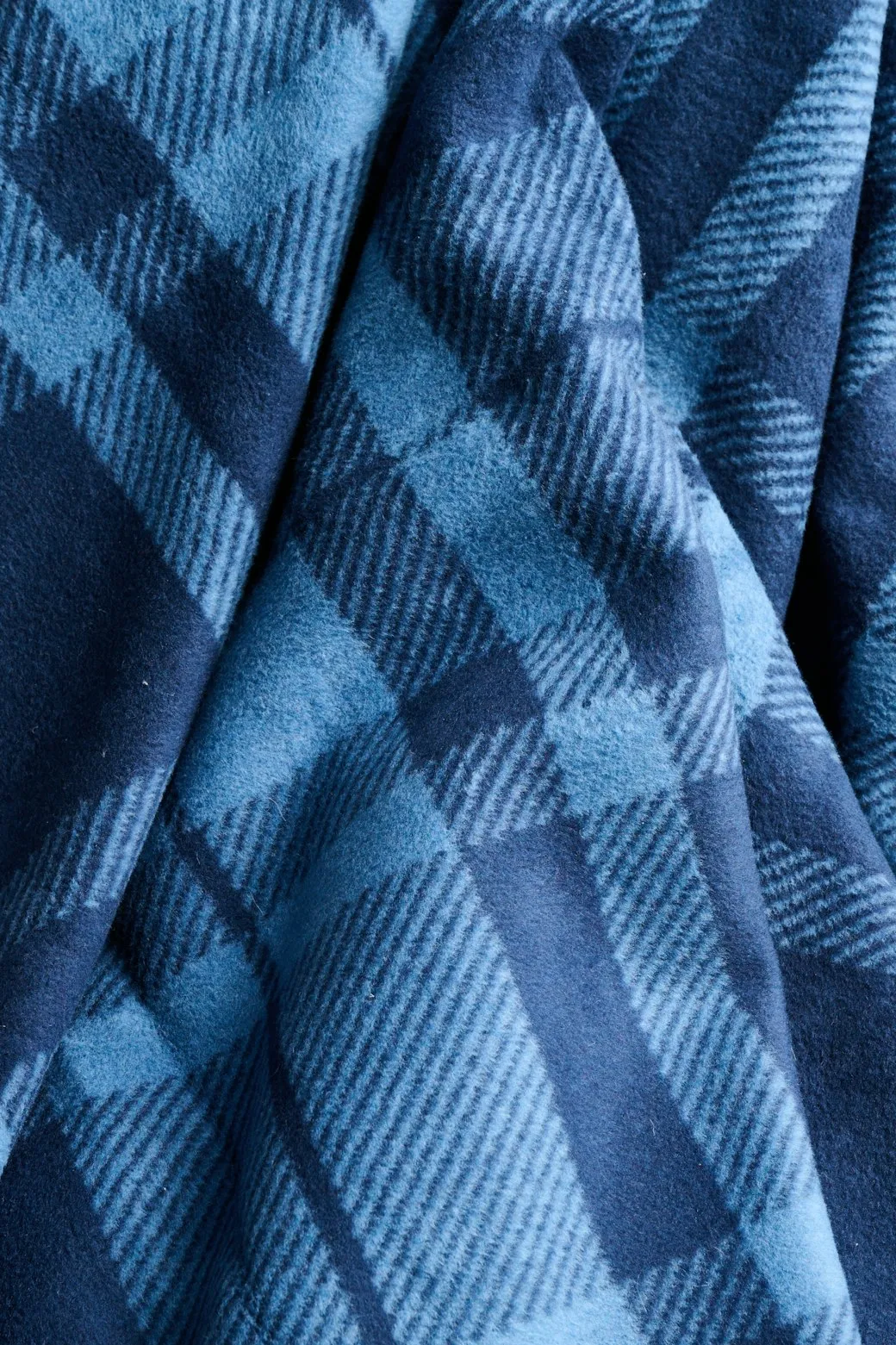 Cabin Plaid Cornflower Blanket