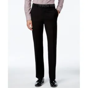 Calvin Klein Mens Slim fit Dress Pants 35 / 30 Black Solid