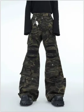 Camouflage Multi-Pocket Cargo Pants