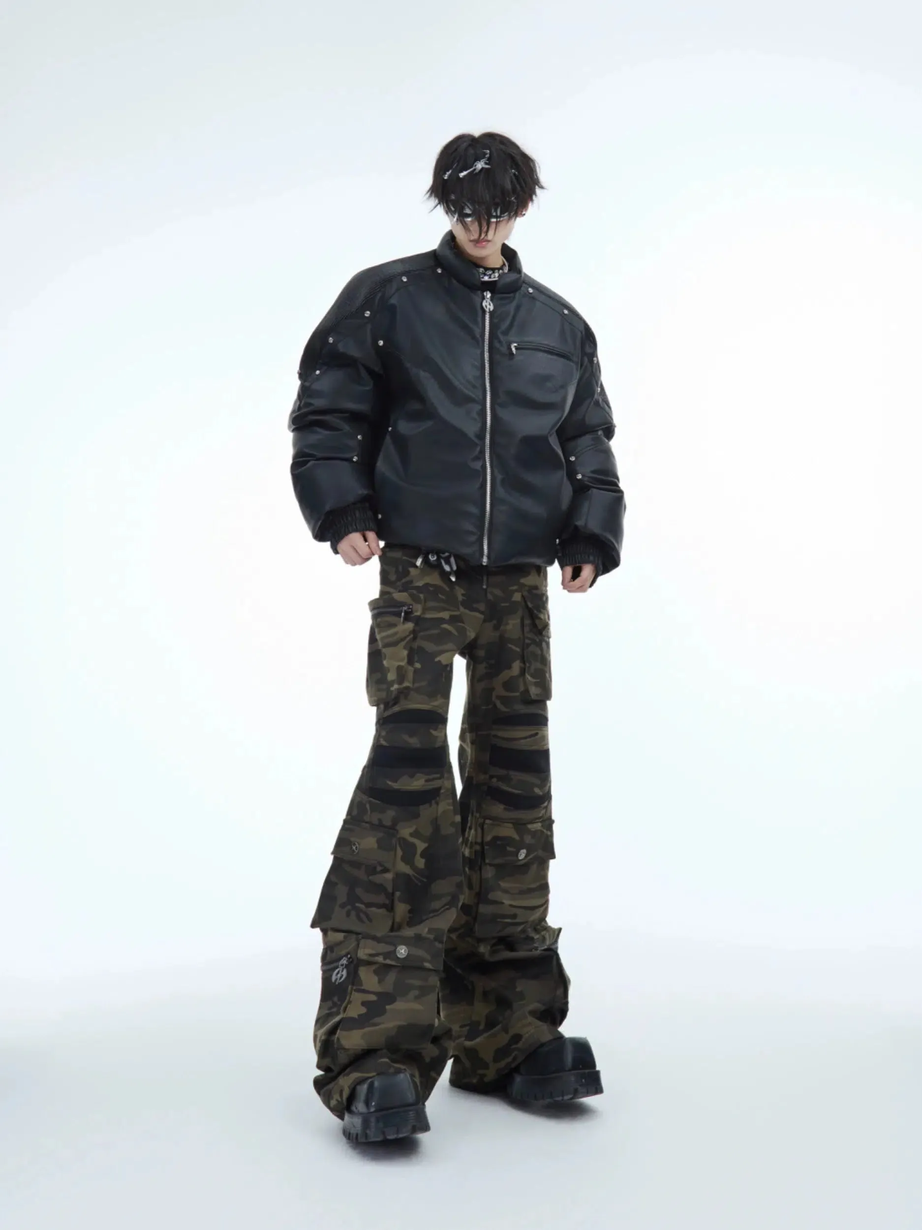 Camouflage Multi-Pocket Cargo Pants
