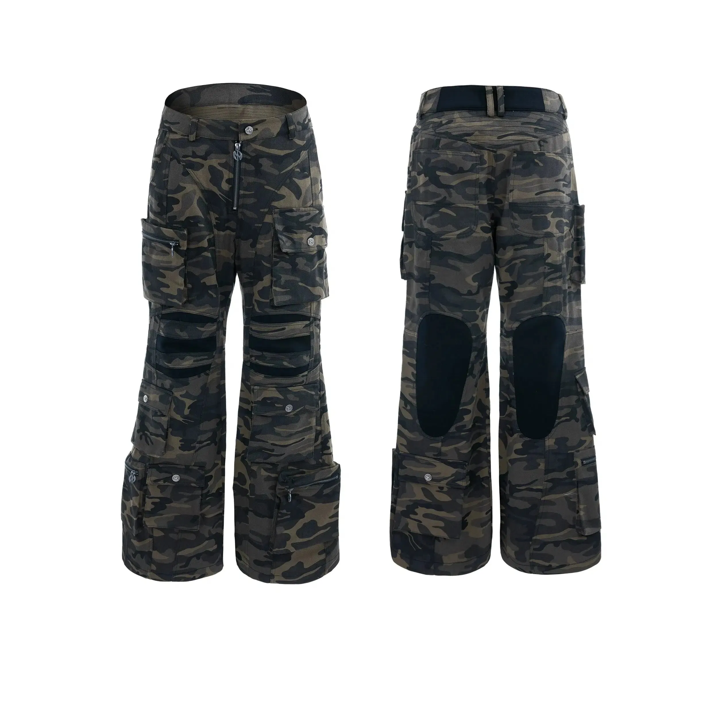Camouflage Multi-Pocket Cargo Pants