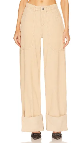 Cannari Concept Big Pocket Pants in Tan