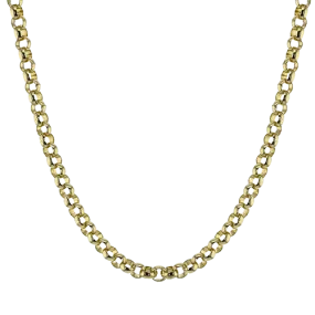 Chain Link Necklace in 18k Gold