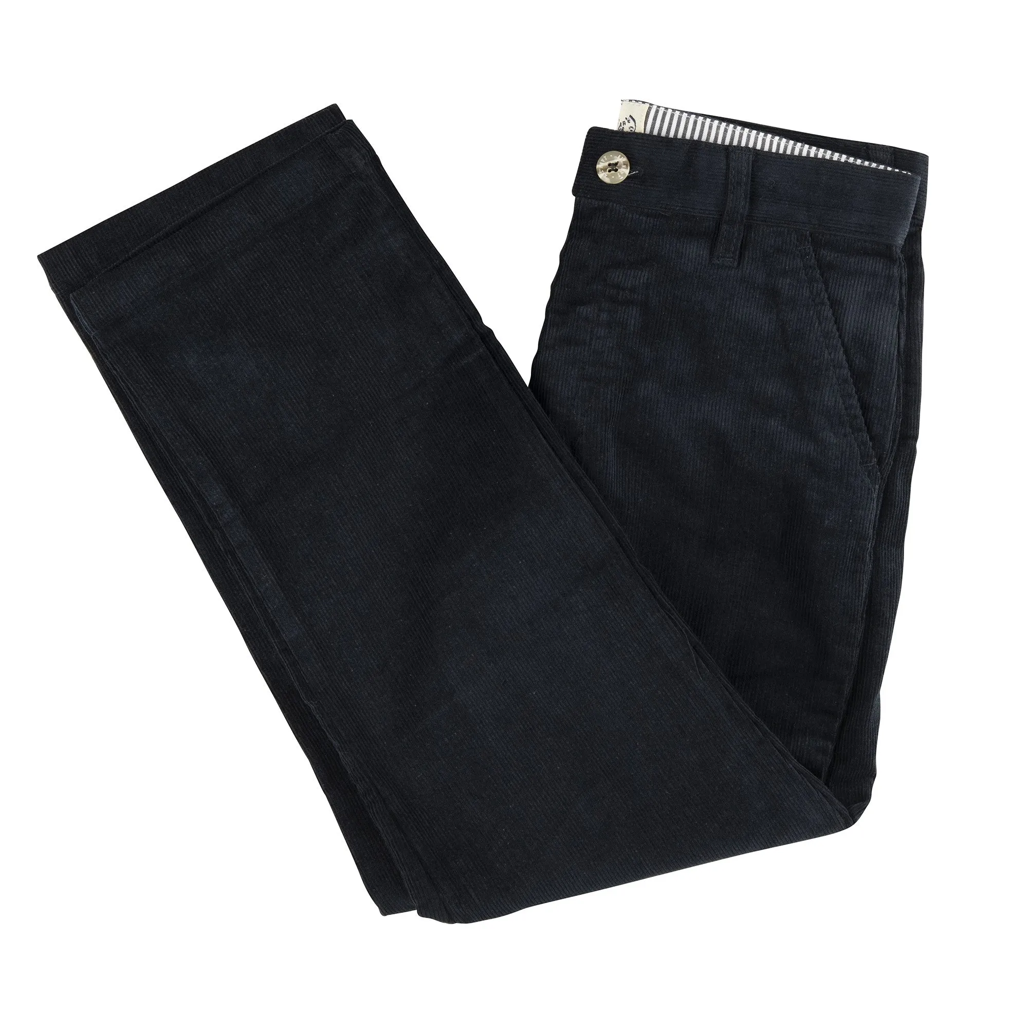Charcoal Gray Regular Fit Corduroy Pants