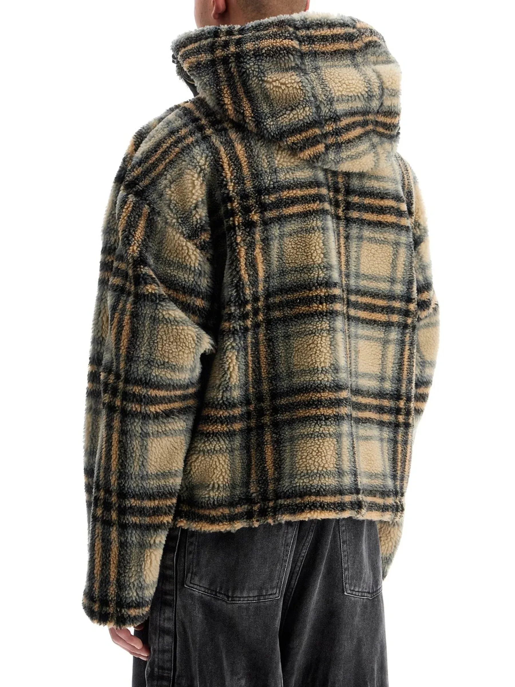 Checkered Fleece Jacket