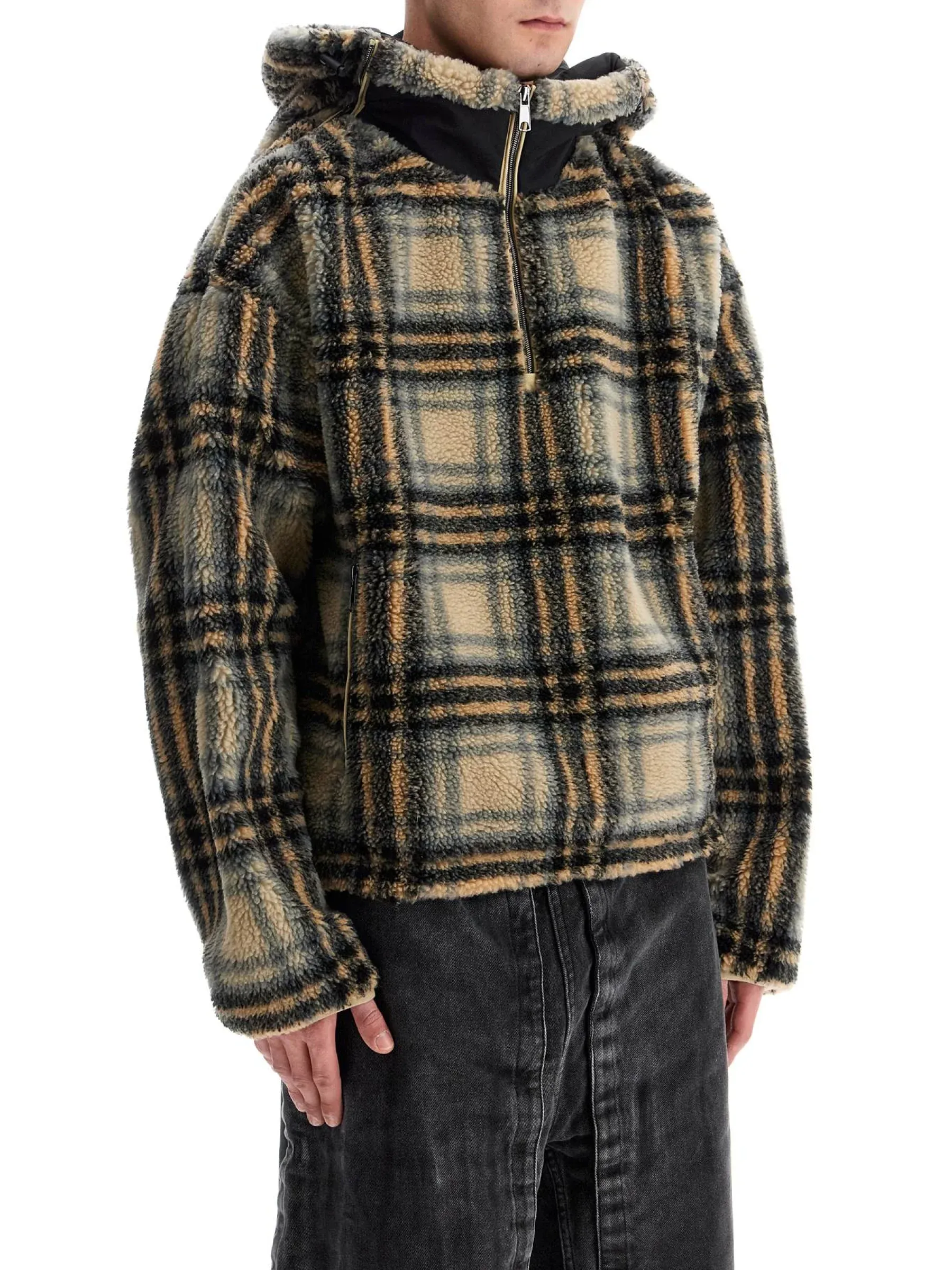 Checkered Fleece Jacket