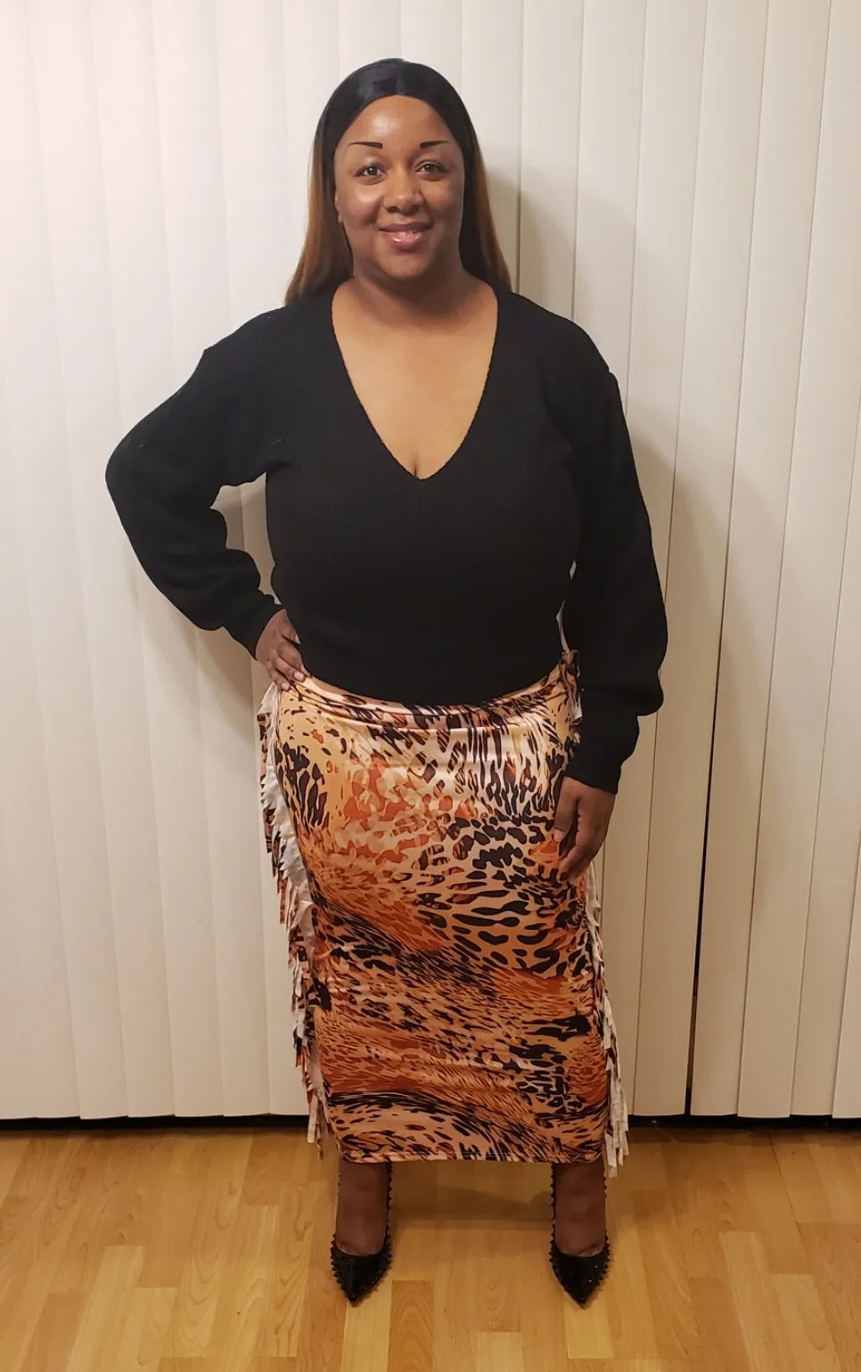 Cheetah Print Skirt