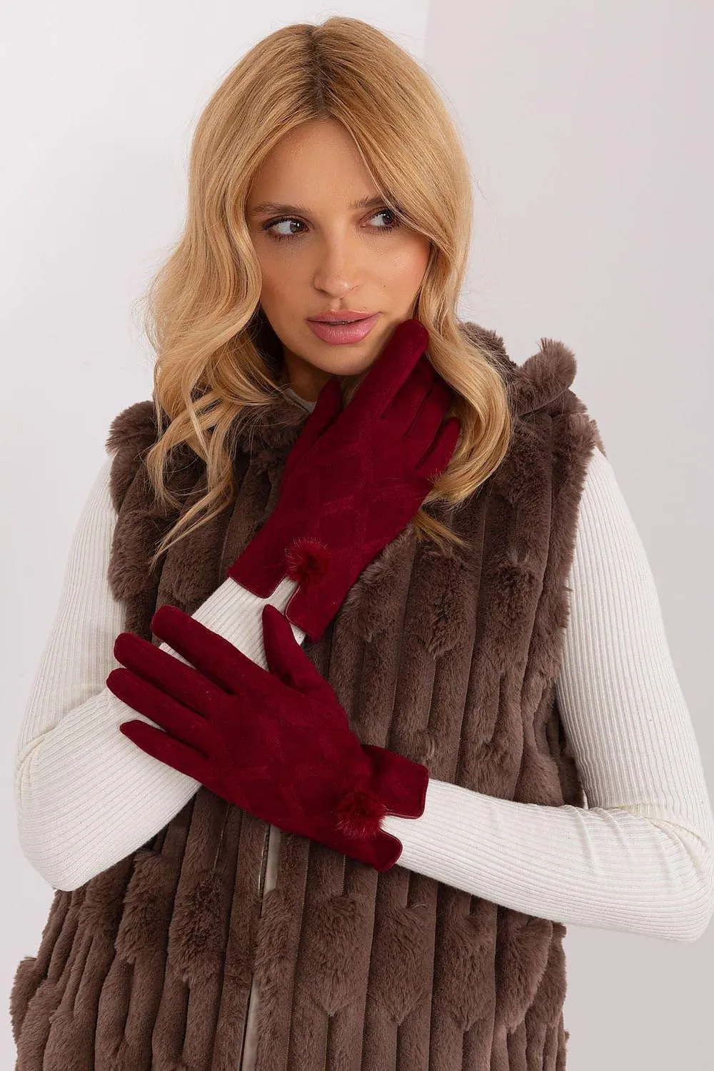 Chic Geometric Insulated Touchscreen Gloves