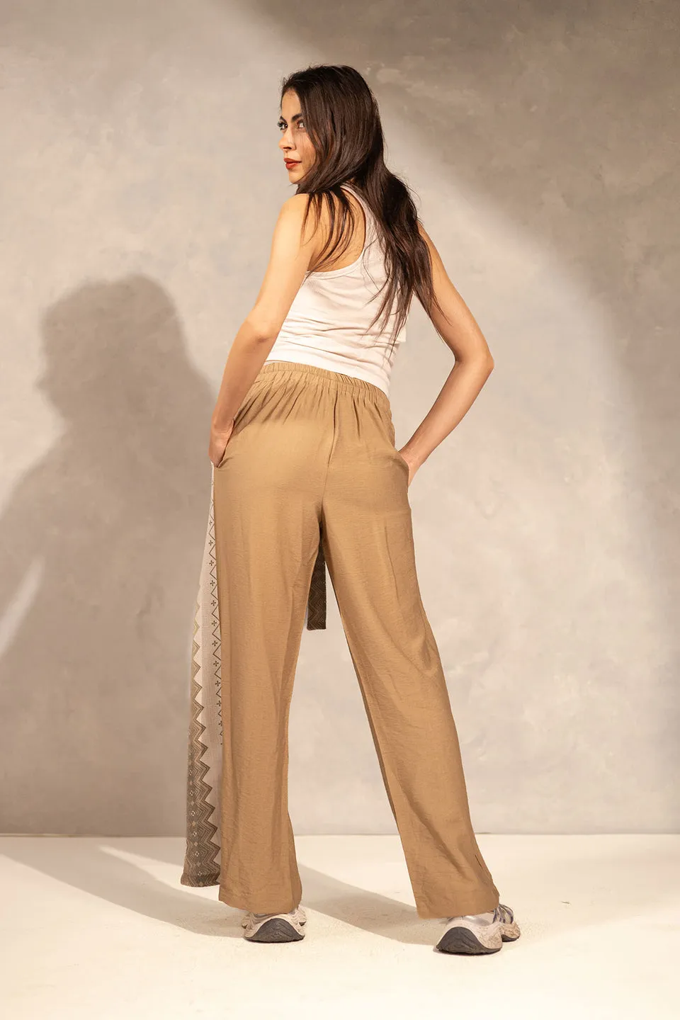 CoffeTwo Side Summer Flared Pants