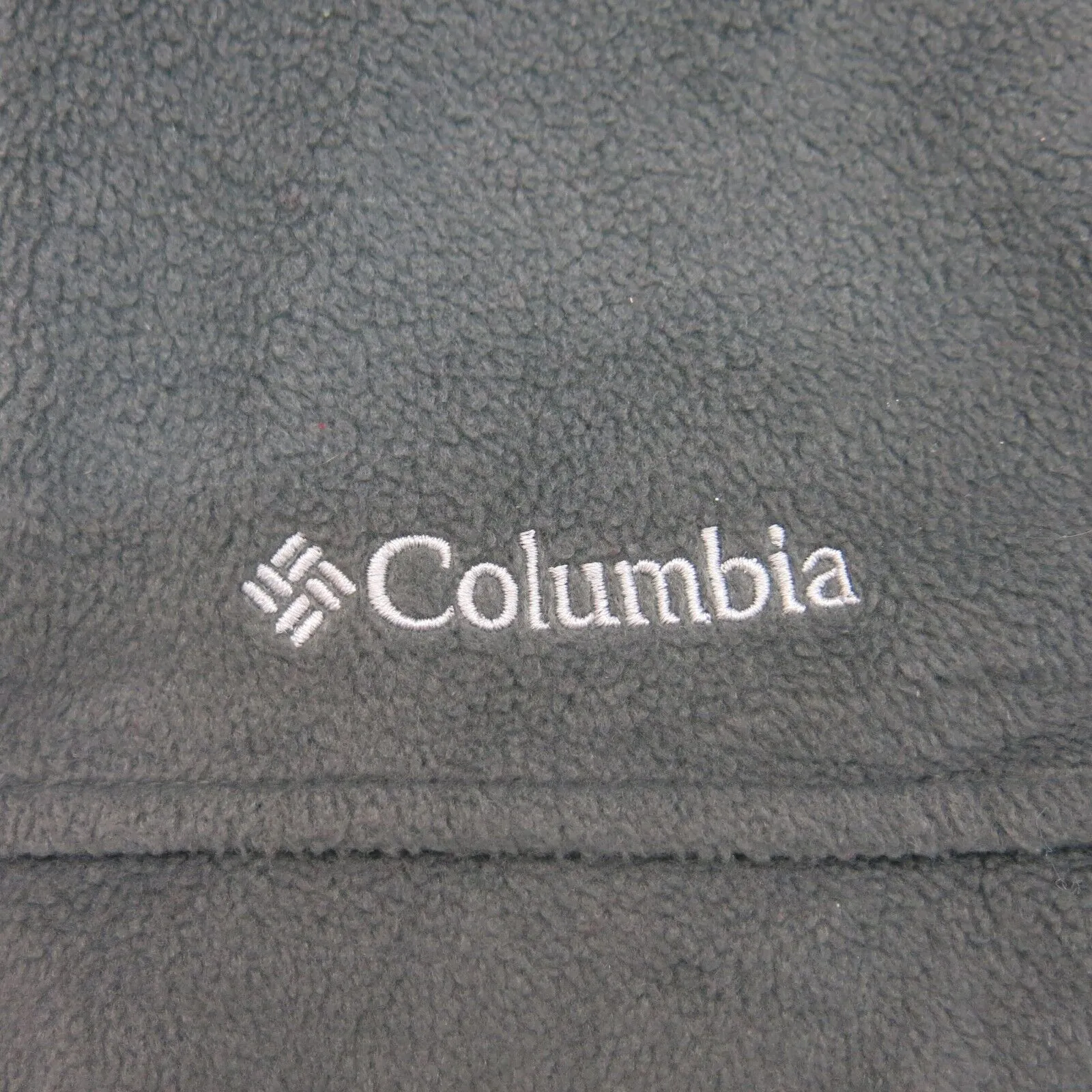 Columbia Mens Fleece Jacket Full Zip Long Sleeve Mock Neck Slate Green SZ Small