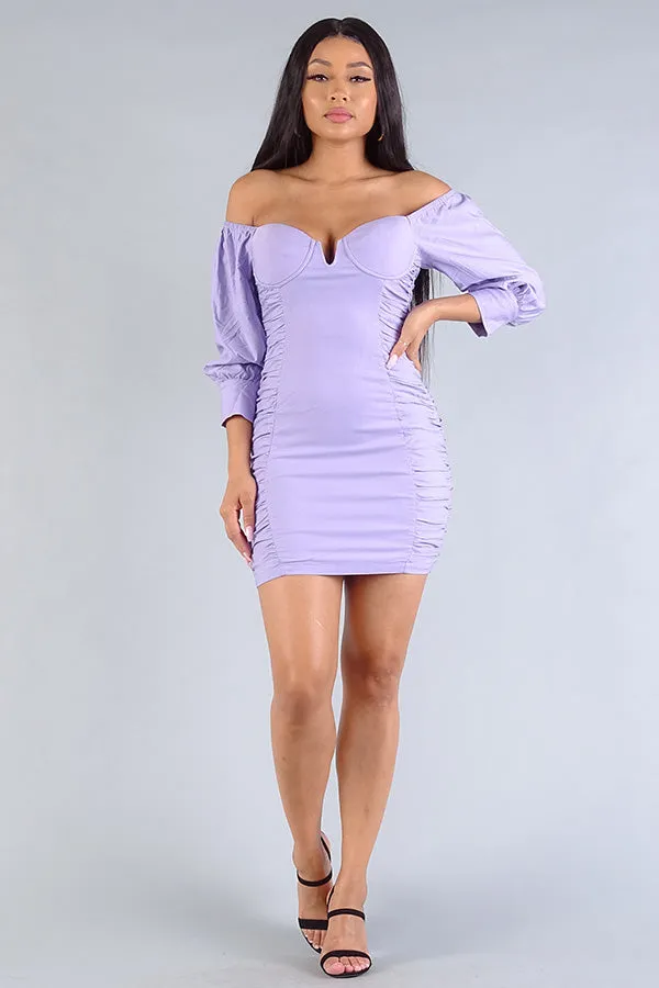 Cuffing Season - Off the Shoulder Dress