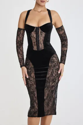 Diana Backless Sexy Midi Dress