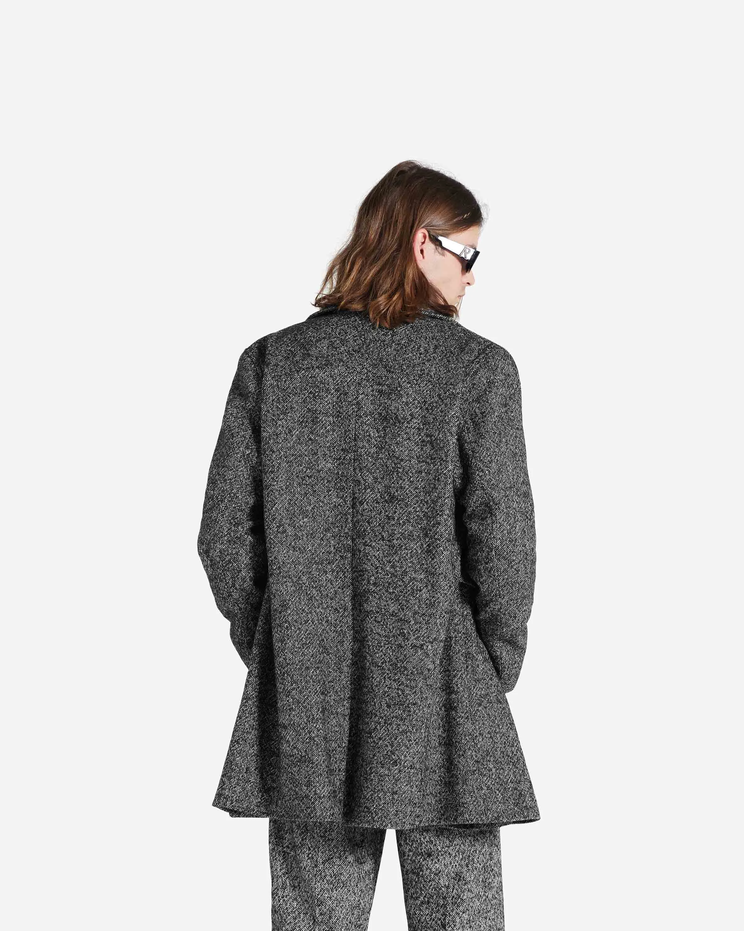 Double Breasted Overcoat - Marble