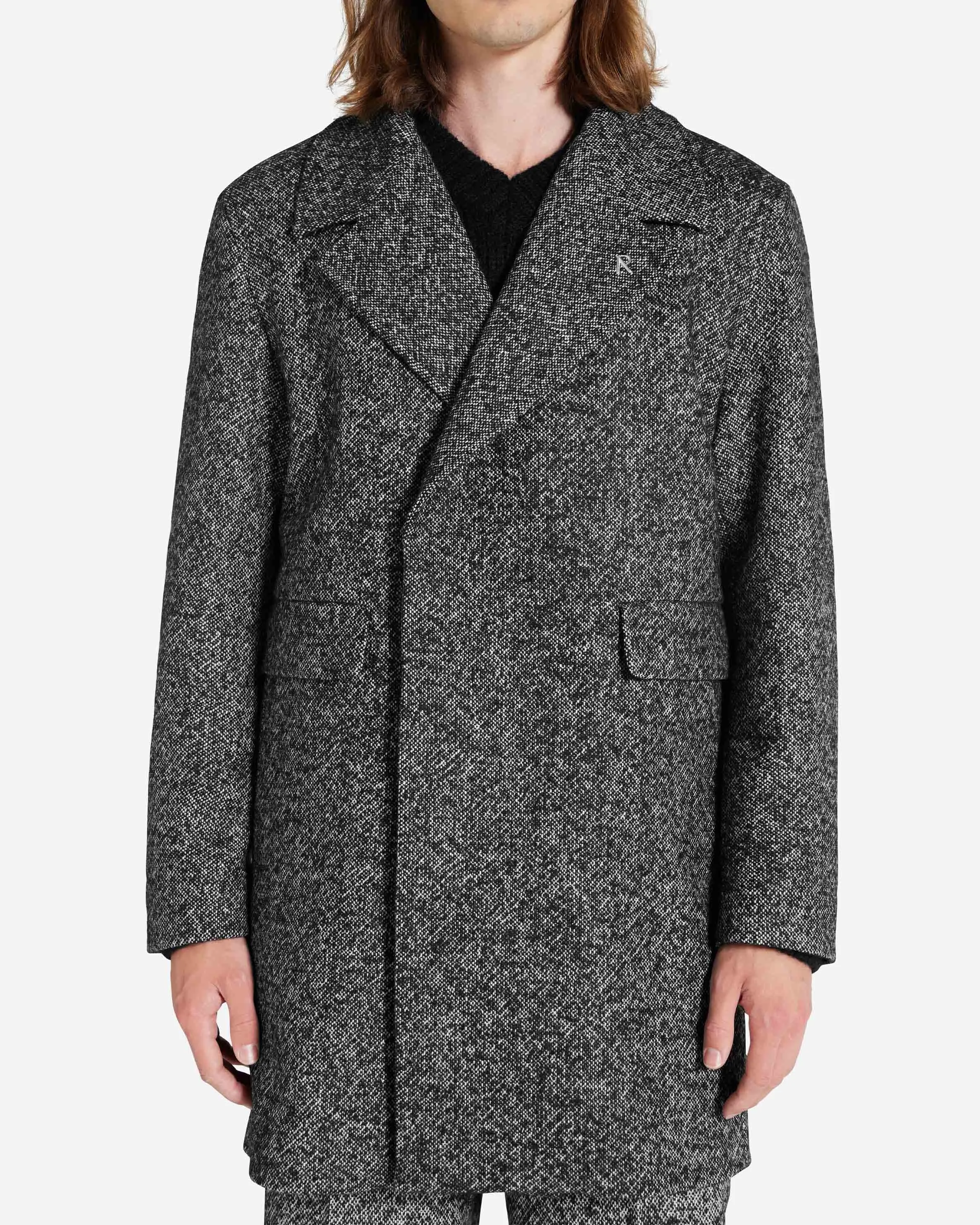 Double Breasted Overcoat - Marble