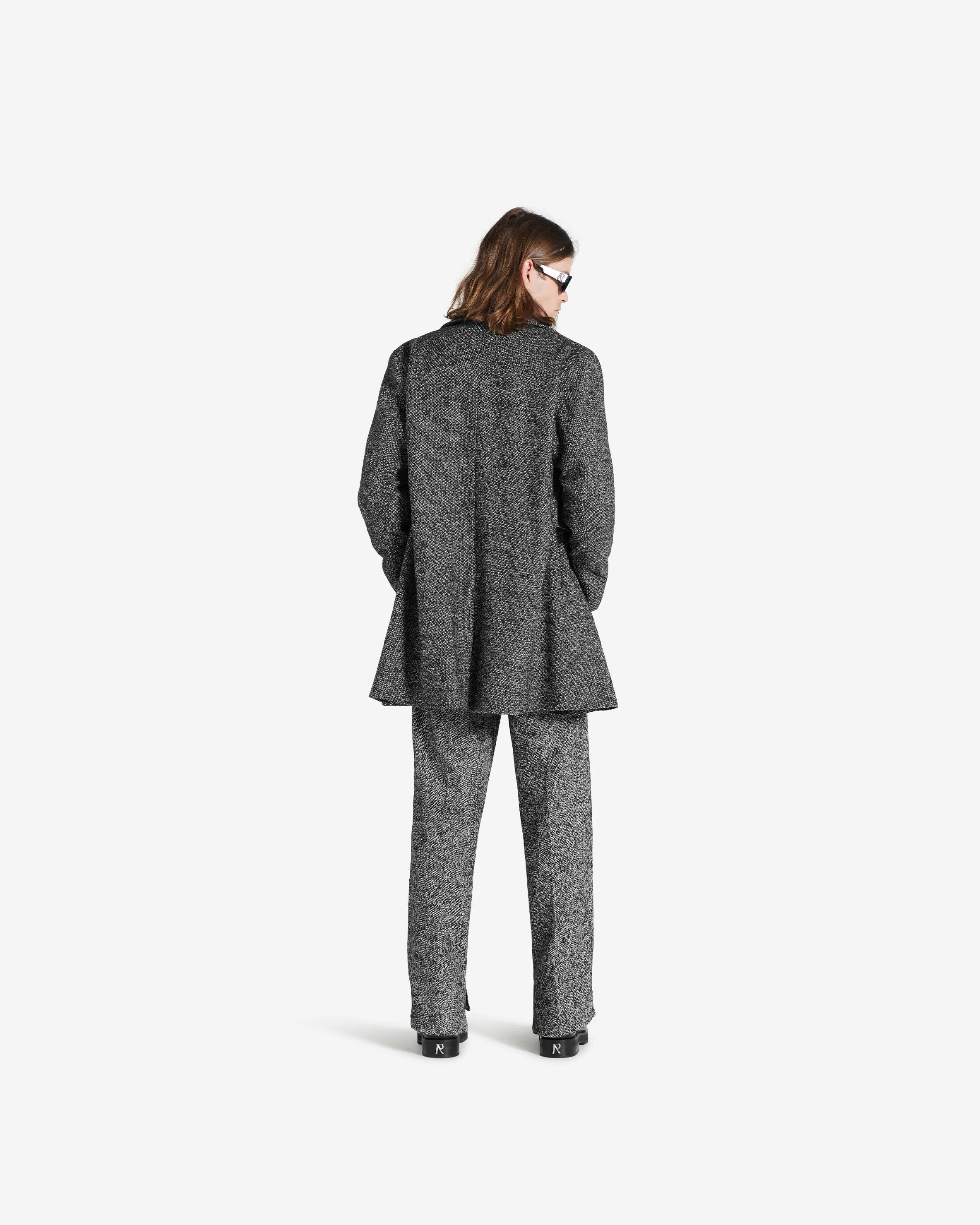 Double Breasted Overcoat - Marble