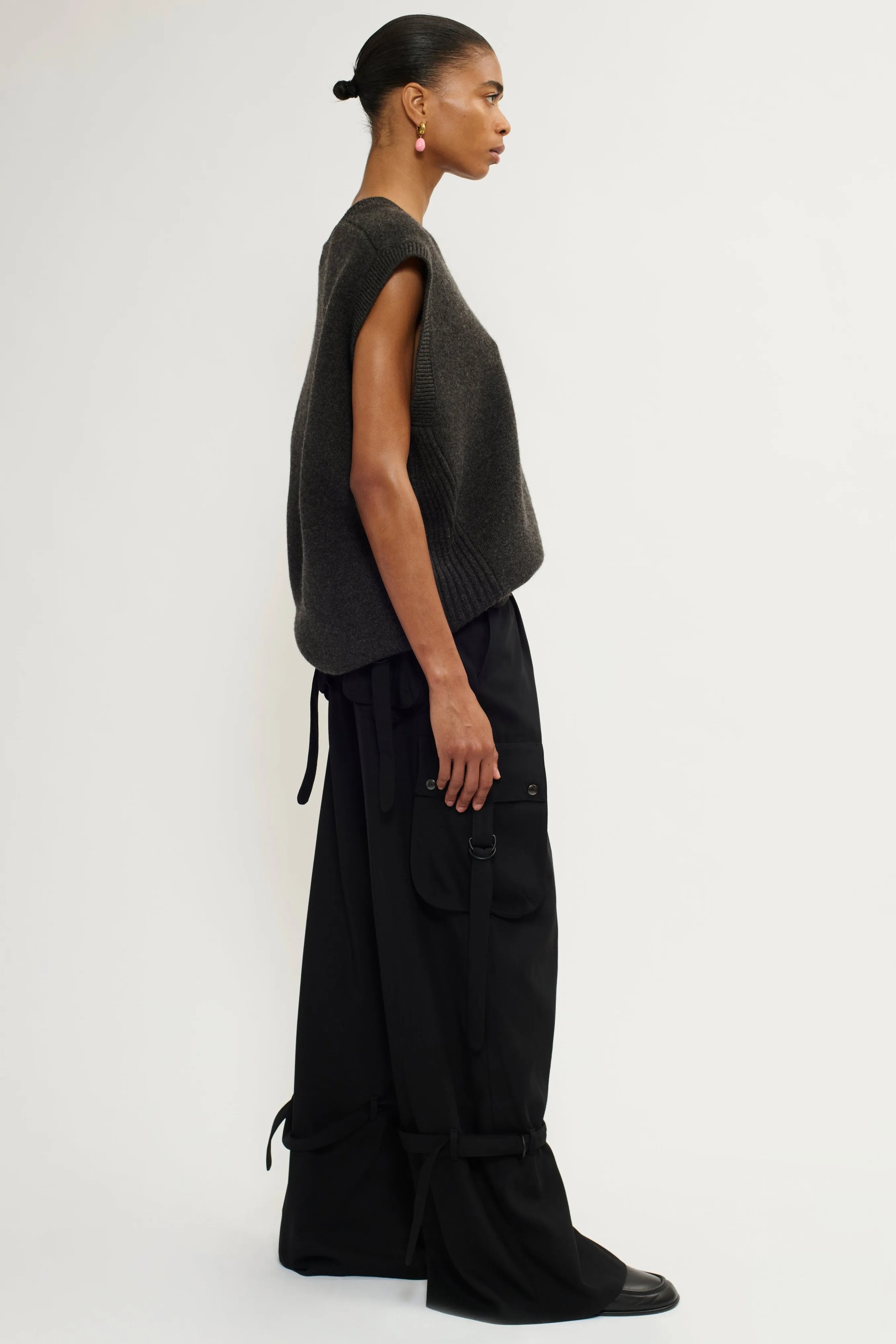 Double-knit merino vest