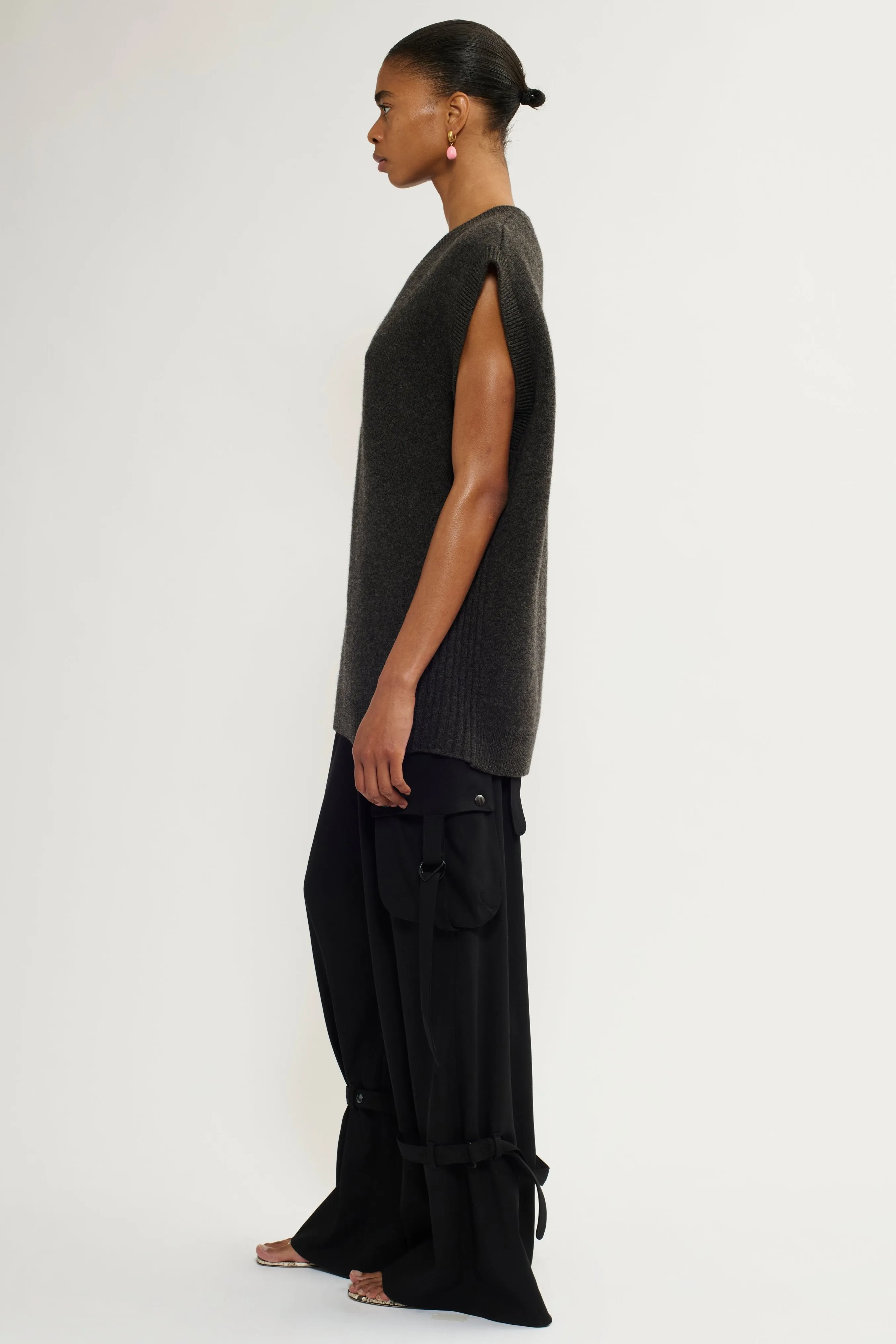Double-knit merino vest