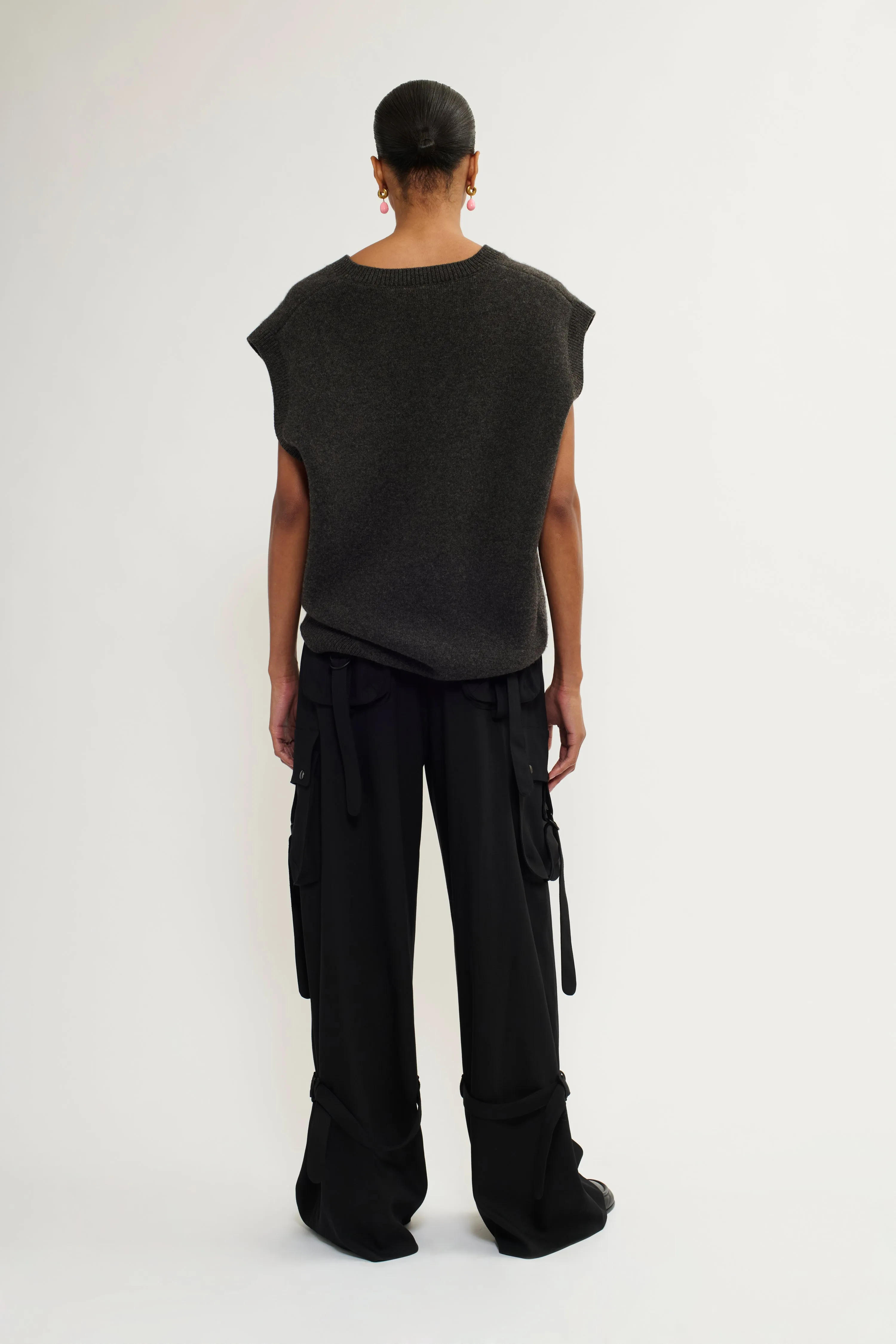 Double-knit merino vest