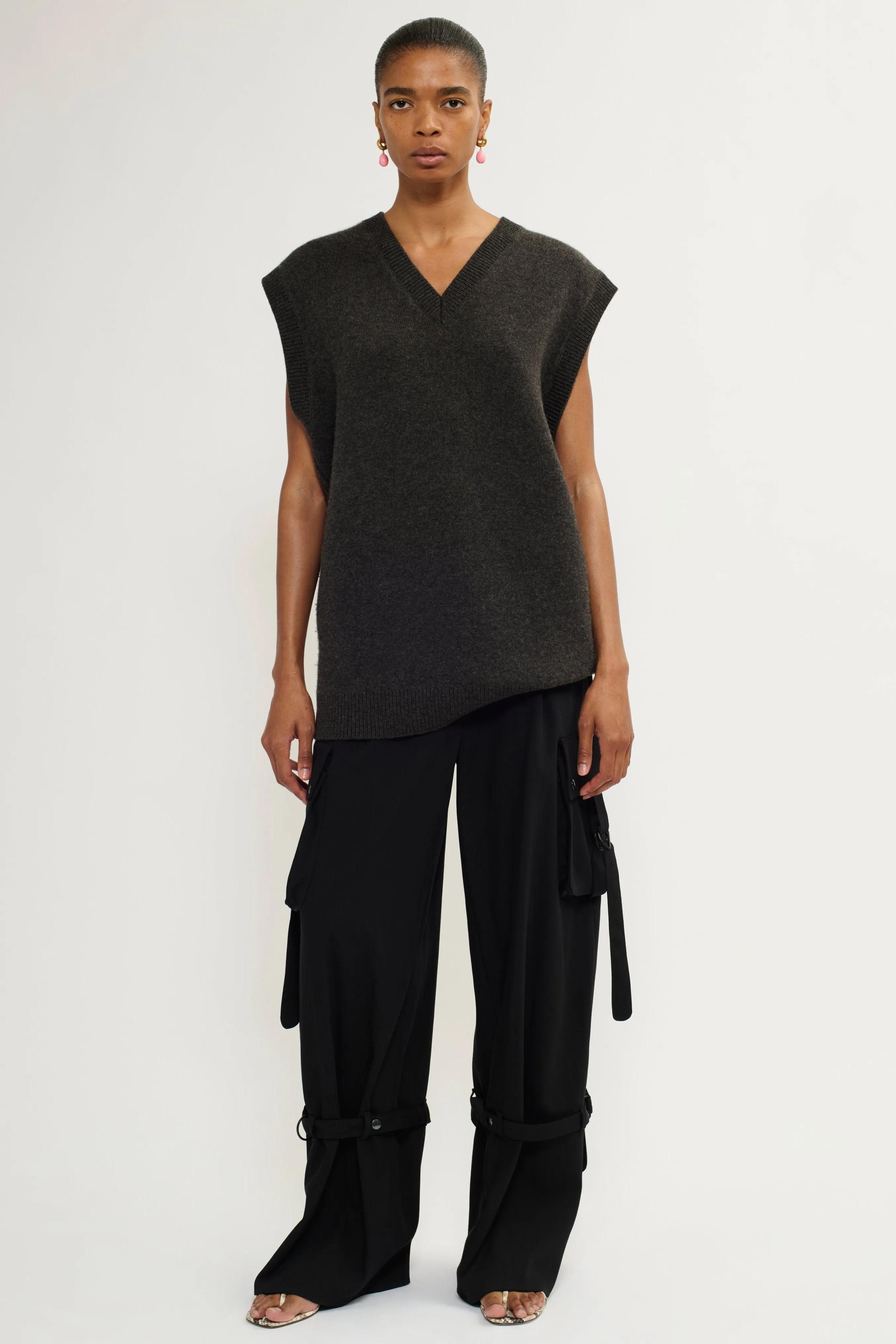 Double-knit merino vest