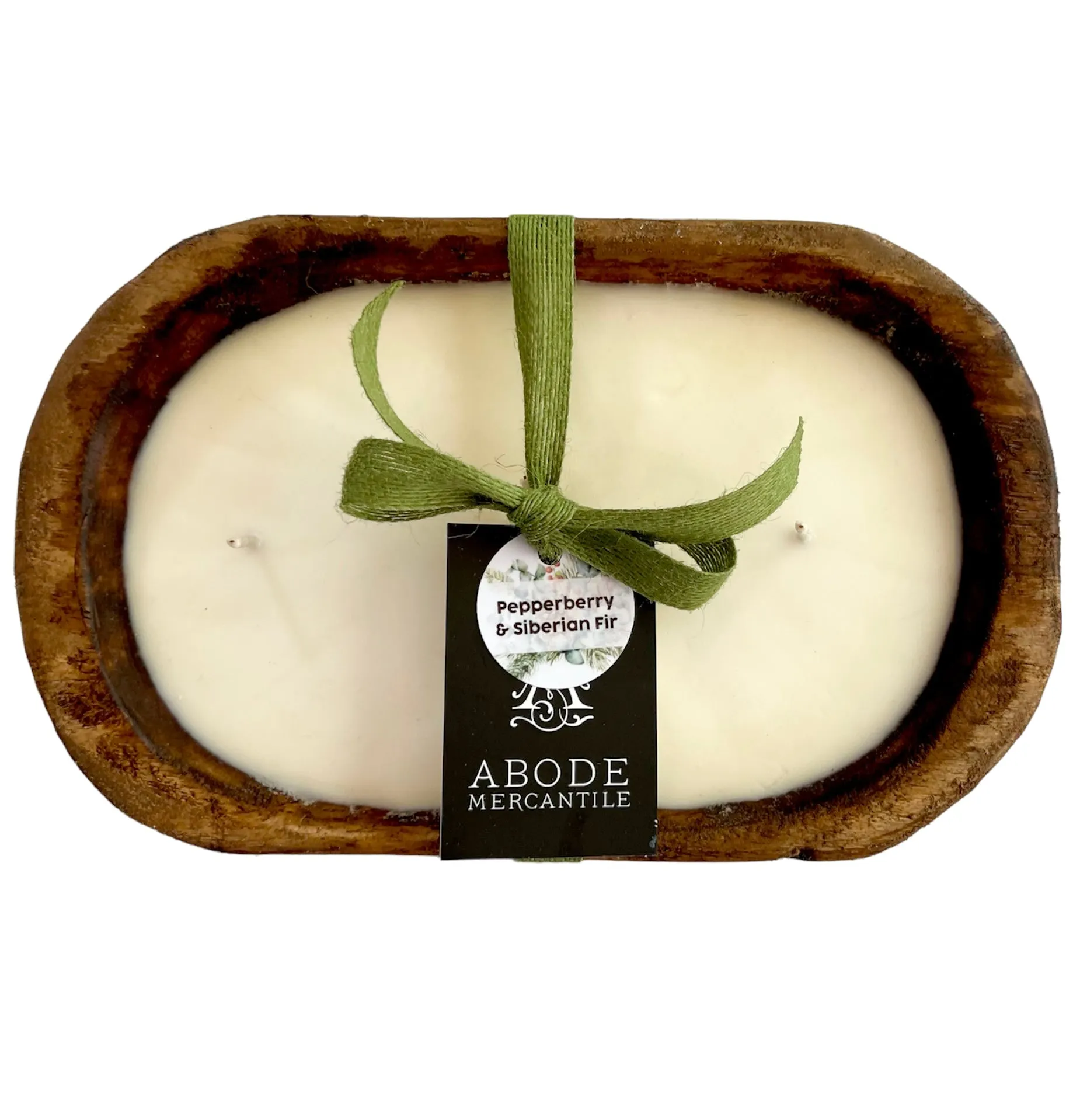 Dough Bowl Candle-Pepperberry   Siberian Fir