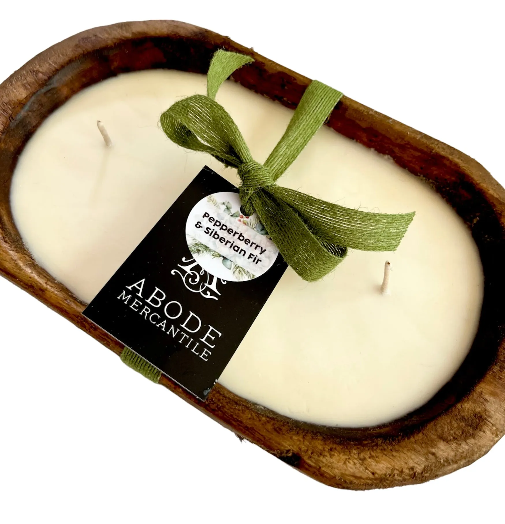 Dough Bowl Candle-Pepperberry   Siberian Fir