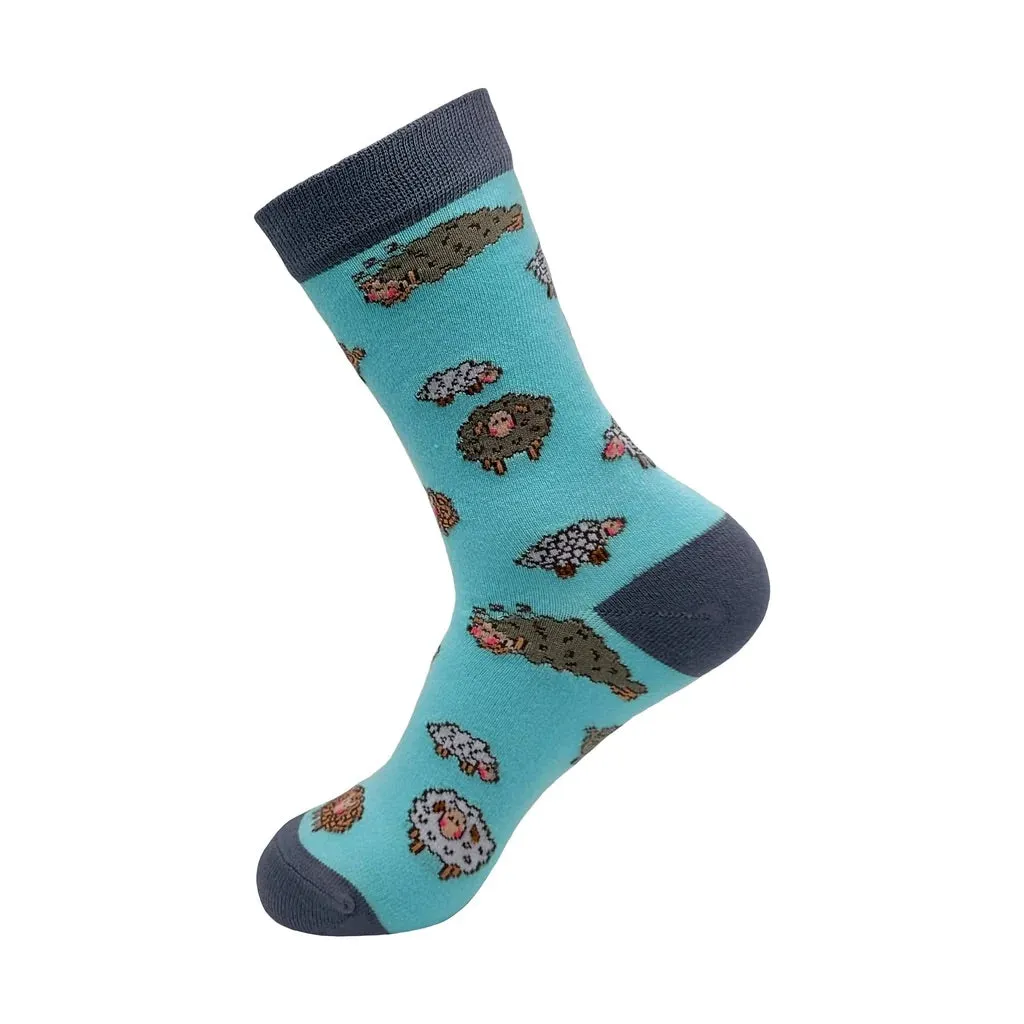 Eco Chic Eco-Friendly Cute Sheep Bamboo Socks