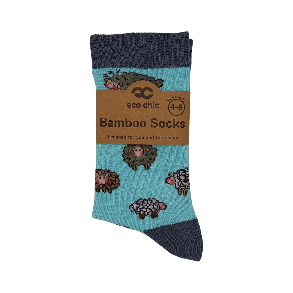 Eco Chic Eco-Friendly Cute Sheep Bamboo Socks
