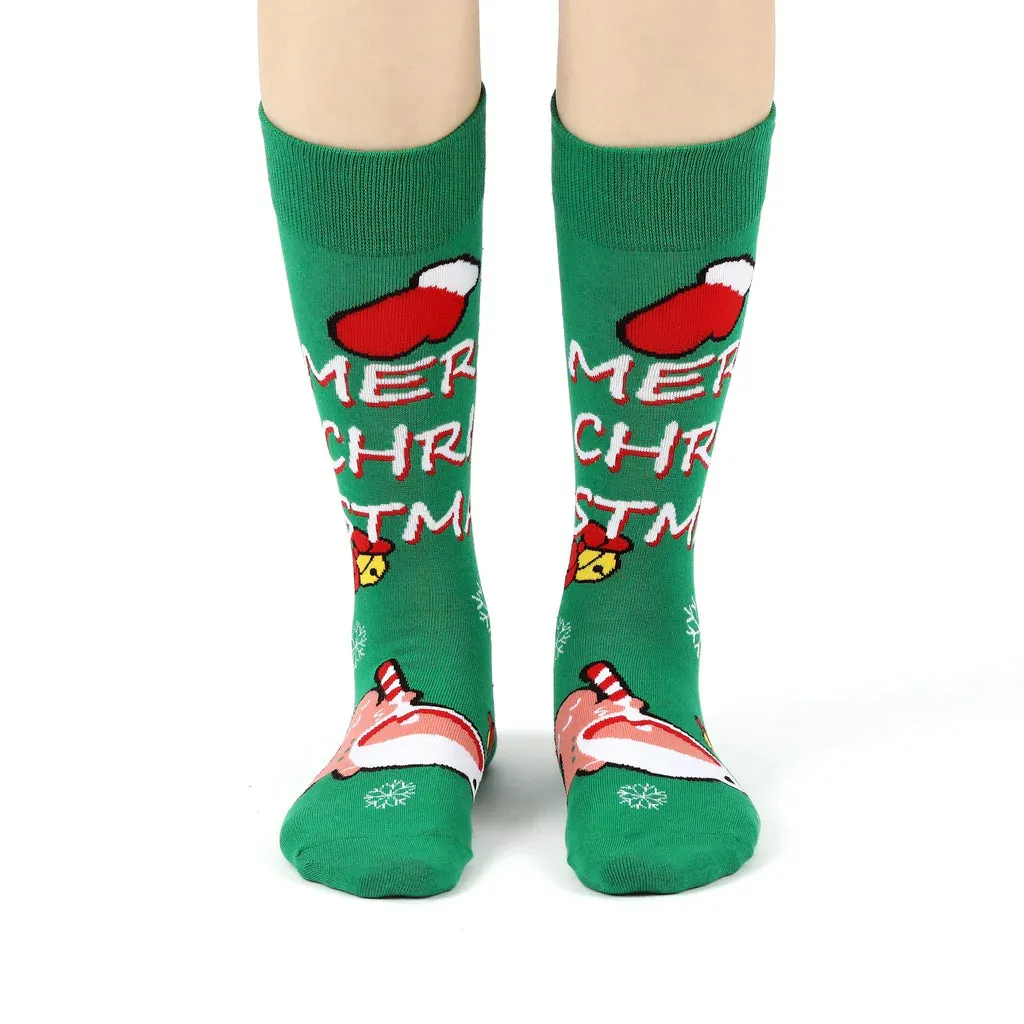 Eco Chic Eco-Friendly Gingerbread Man Bamboo Socks