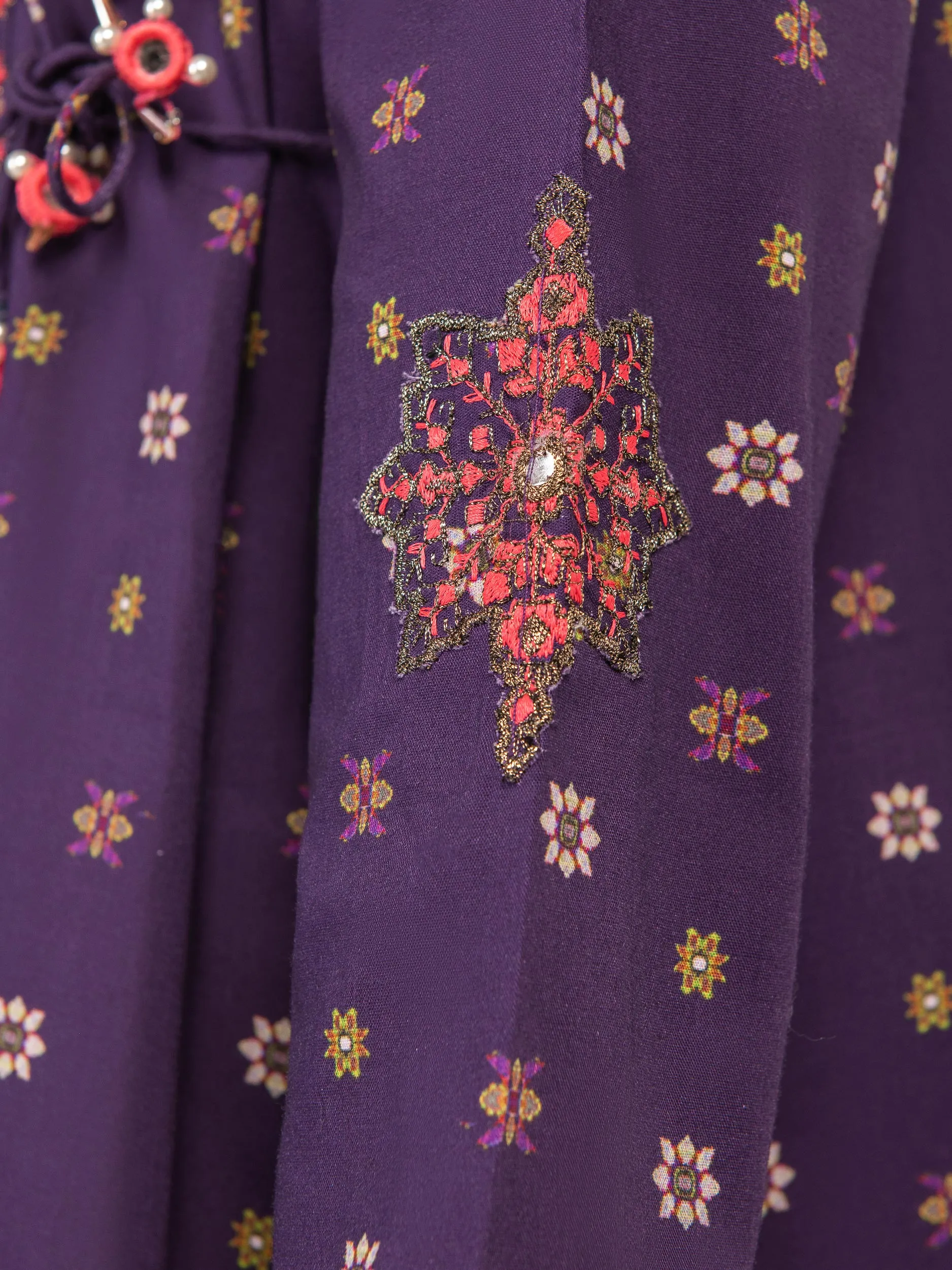 Embroidered Winter Cotton Angrakha