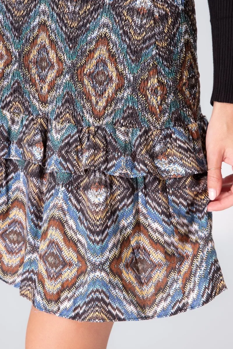 EMILY SKIRT (YELLOW/MULTI) 20"