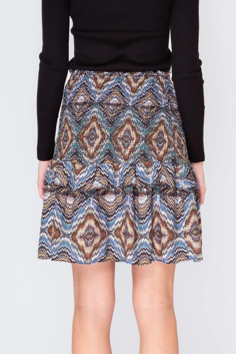 EMILY SKIRT (YELLOW/MULTI) 20"