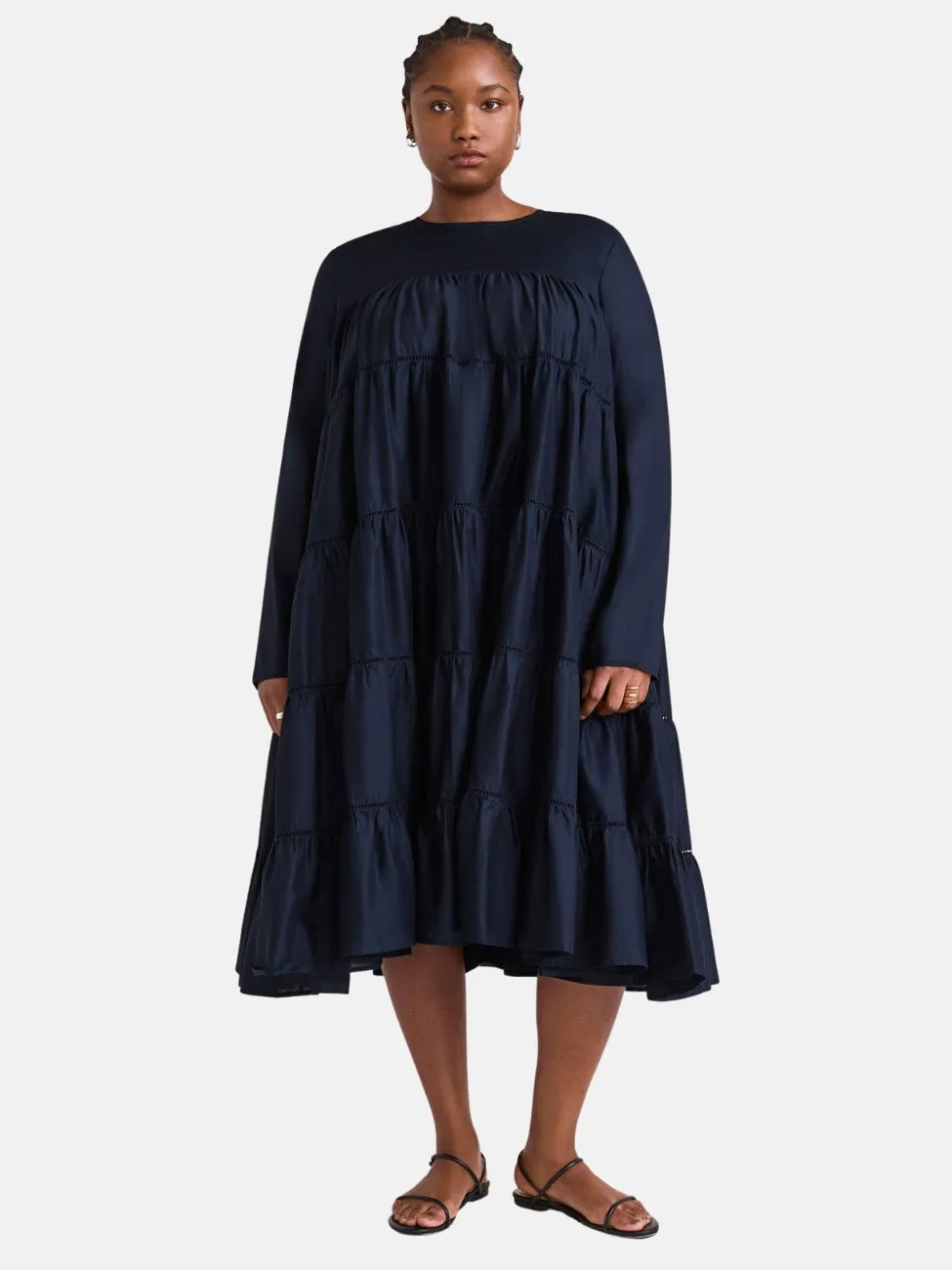 Essaouira Dress in Navy