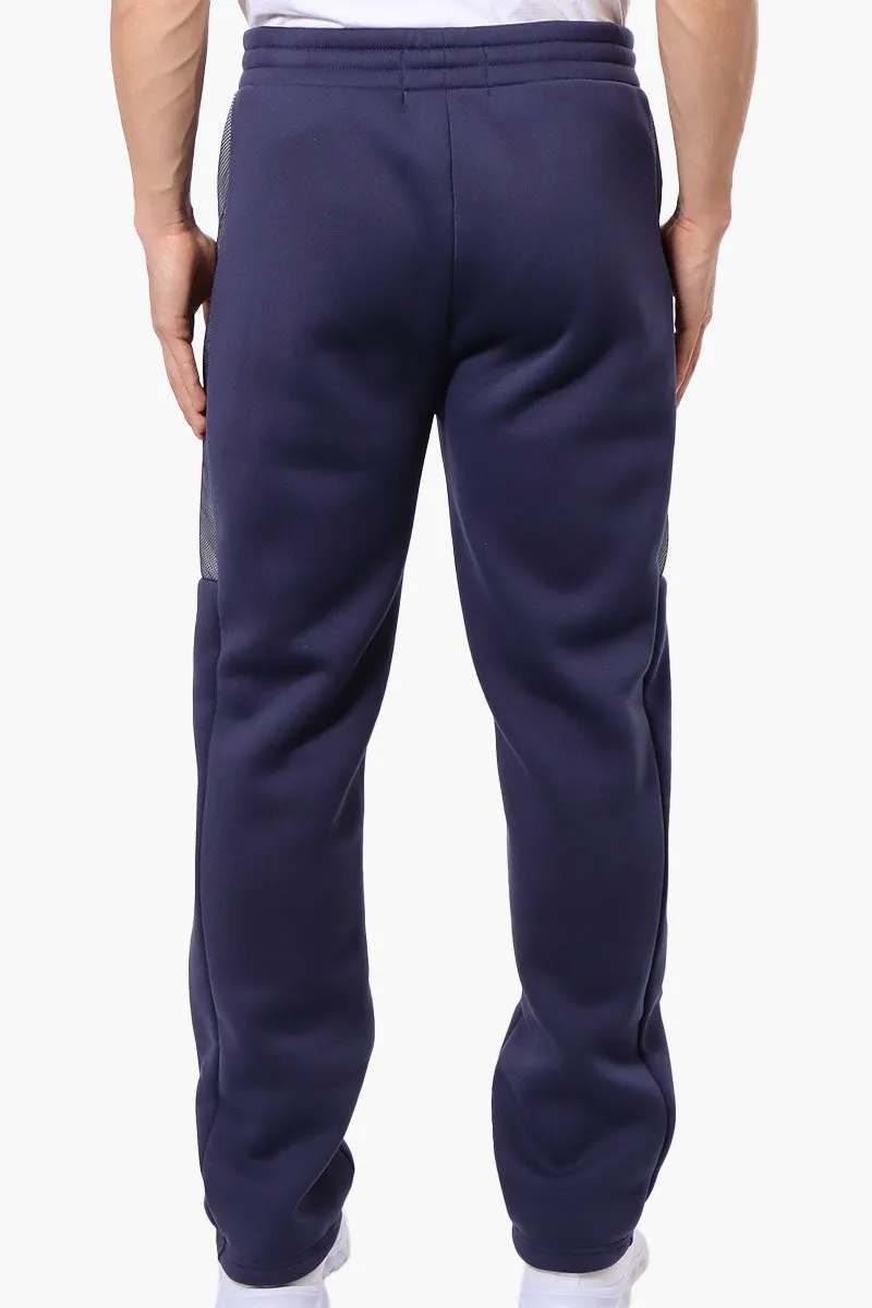 Essentials Super Triple Goose Side Mesh Insert Sweatpants - Navy