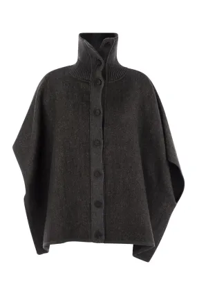 FABIANA FILIPPI Chic Wool Cape for Women - FW24