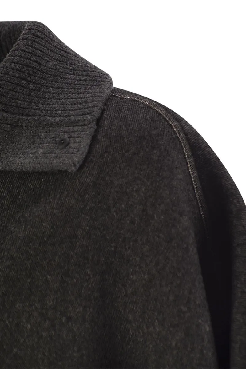 FABIANA FILIPPI Chic Wool Cape for Women - FW24