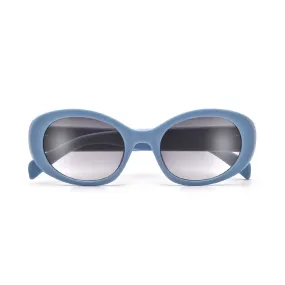 FASHION CHIC OVAL CAT EYE SUNGLASSES
