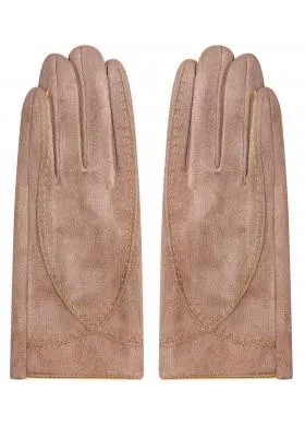 Fashion Winter Gloves - Brown