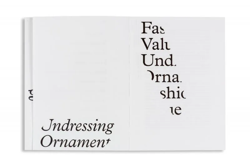 Fashioning Value — Undressing Ornament