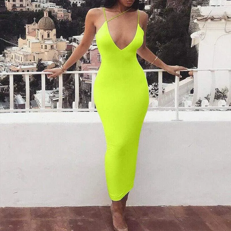 FashionSierra - New Women Summer Vintage Boho Bandage Bodycon Long Maxi Dress Ladies Beach Party Wedding Slim Dress Sundress