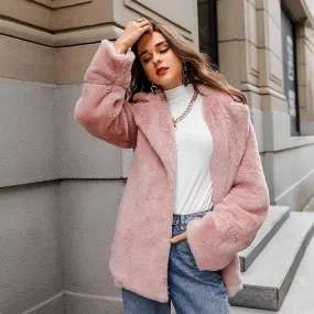FAUX FUR COAT