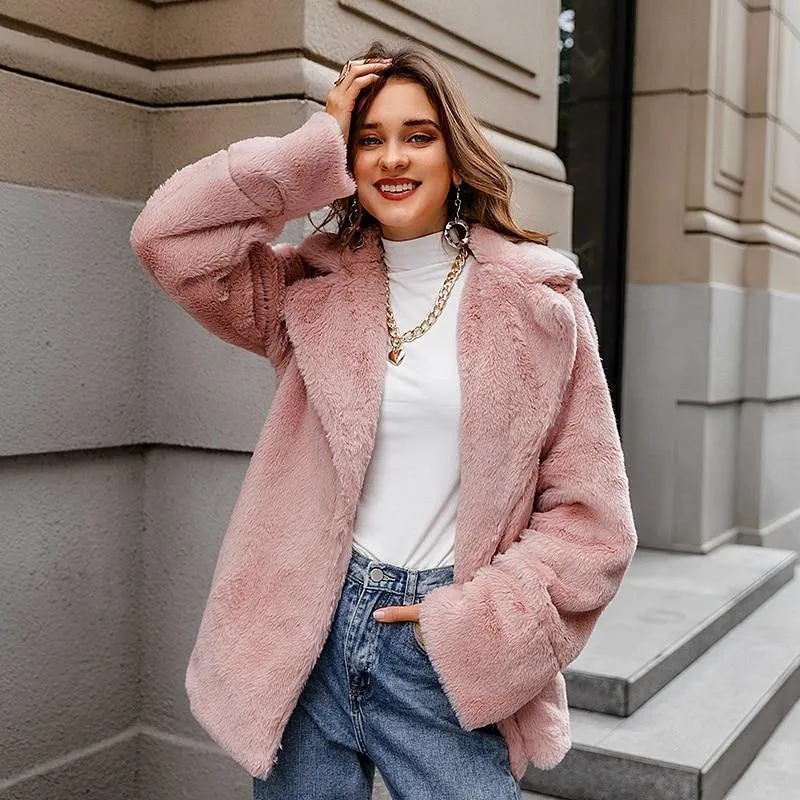 FAUX FUR COAT
