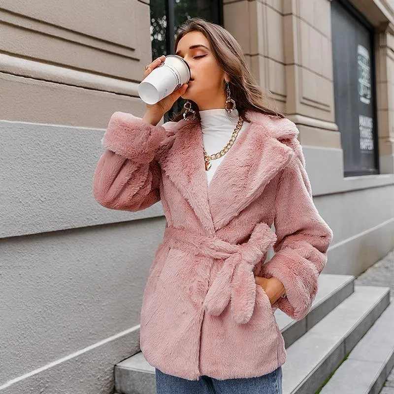 FAUX FUR COAT
