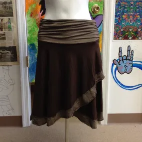 Faux Wrap Skirt