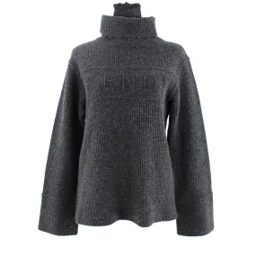 Fendi Logo Turtleneck Sweater