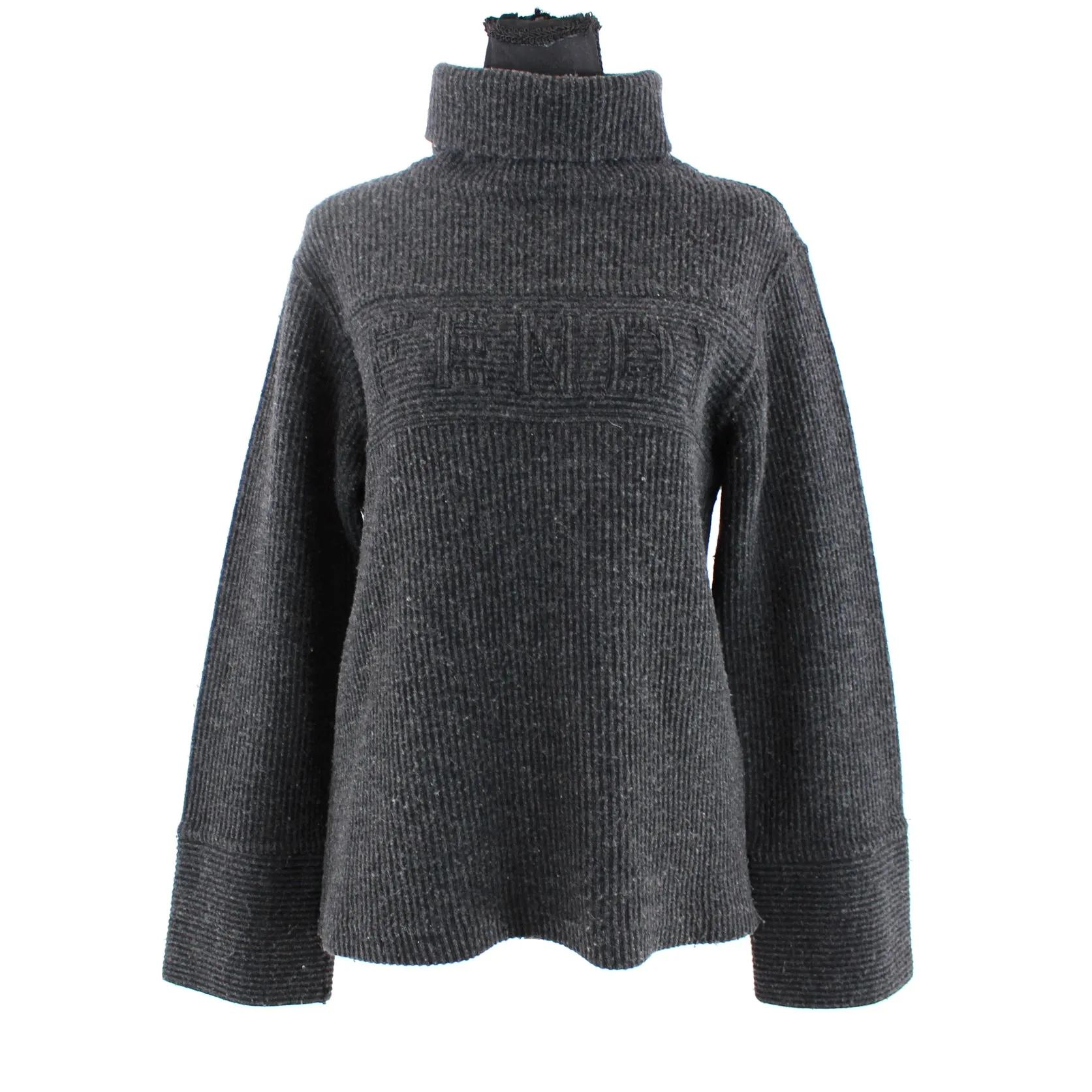 Fendi Logo Turtleneck Sweater
