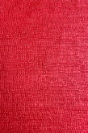 Fiery Red 1-Ply Silk Linen (Matka)