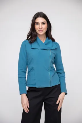 Fleece Moto Jacket