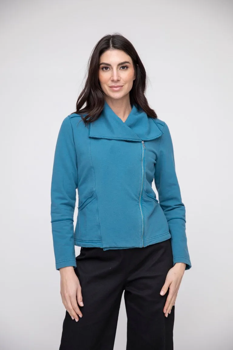 Fleece Moto Jacket