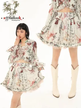 Frill Japanese-style Short Fluffy Skirt
